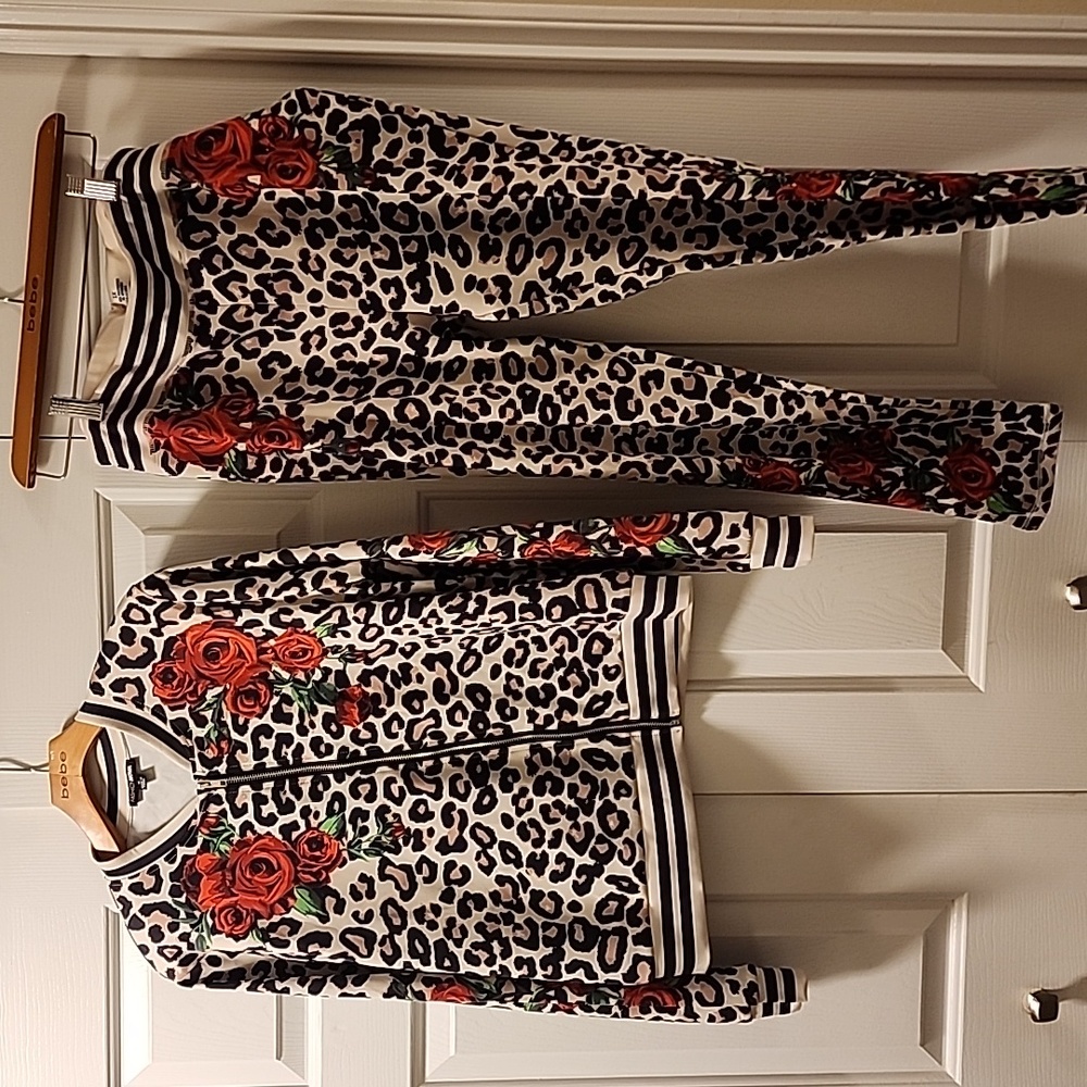 Floral Leopard Print Women's Jumpsuit